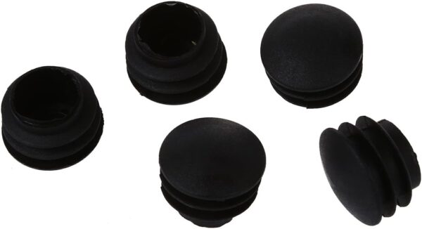 rieder Plastic Screw Cap Furniture Cover Diameter 25mm Pack of 5 Black- Brit Commerce - Image 4