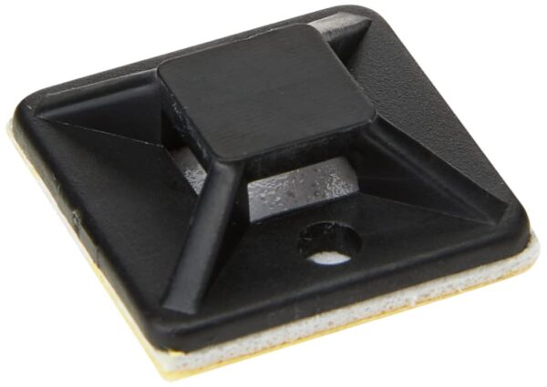 Pro Power NB/B22/BLK Cable Tie Base, 19 x 19 x 4 mm, black, pack of 10- Brit Commerce - Image 3