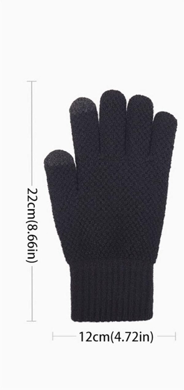 Gloves Men Winter Women Knitted Arm Warmer Cold Resistant Gloves - Image 6