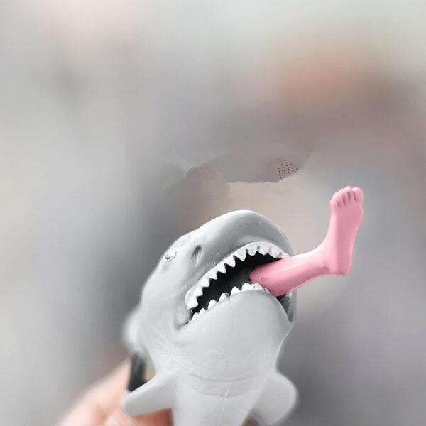 Stretchy Stress Ball Shark |  fidget toys |  anti stress ball |  Stress Relief Toys - Anger Management Toys - Fun Gifts for Friends - Stress Toys for Adults - Fun Desk Accessories- Brit Commerce - Image 4