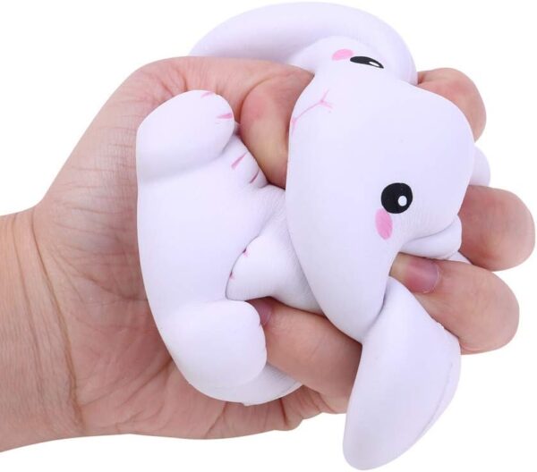 Richo Sensory Fidget Toy, Cute Bunny Squeeze Sensory Toy for Kids and Adults, Autism Special Needs Stress Reliever and Anti-Anxiety Toy- Brit Commerce - Image 2