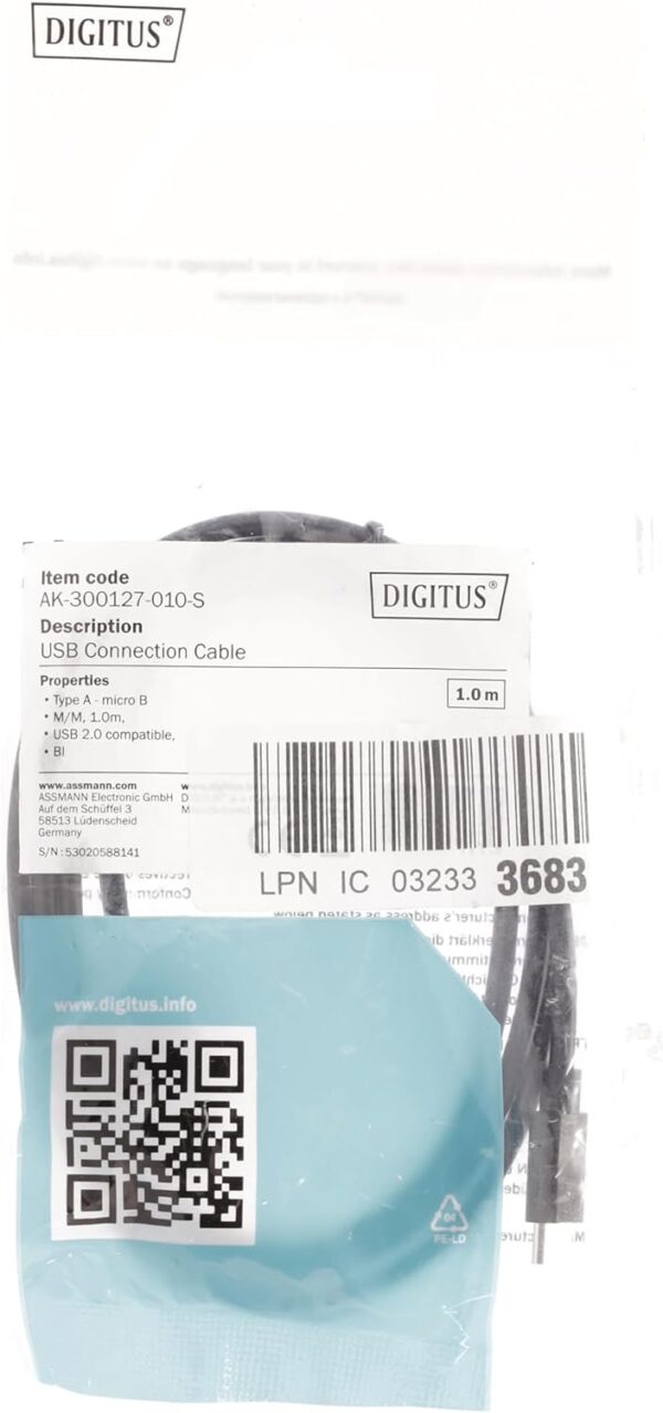 DIGITUS USB connection cable type A to Micro B- Brit Commerce - Image 6