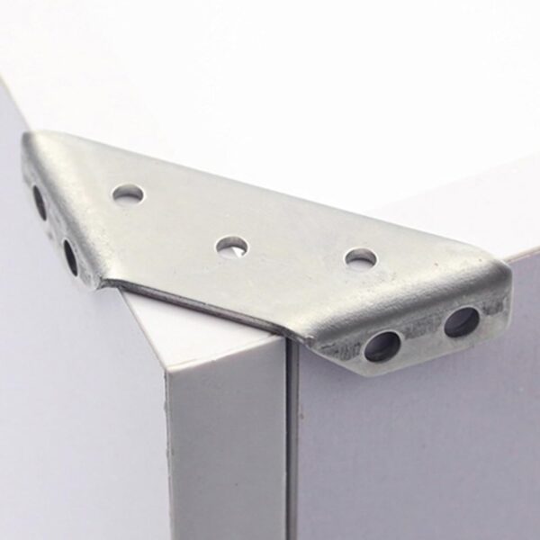 Libcflcc Corner Bracket Corner Bracket L-shaped Professional Stainless Steel Anti-rust Right Angle Rack for DIY Furniture Angle Bracket Corner Holder- Brit Commerce - Image 3