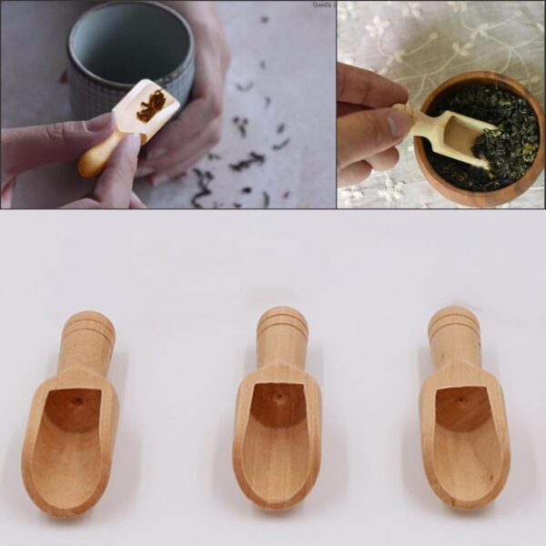 Kitchen Tools & Accessories Natural Wooden Coffee Tea Sugar Salt Powder Spoon Ladle Kitchen Utensil Tools- Brit Commerce - Image 2