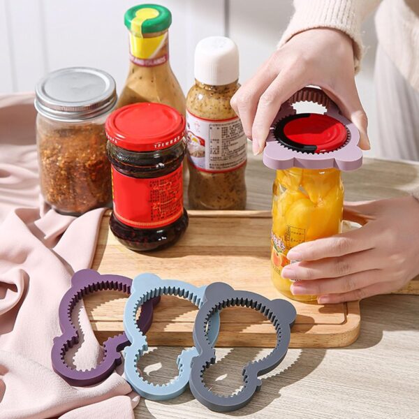 LIBCFLCC Bottle Opener Can Opener Magnetic Design Strong Toughness Bendable Open Cover Plastic No Tail Beer Bottle Opener Kitchen Gadgets Beverage Beverage Opener- Brit Commerce - Image 2