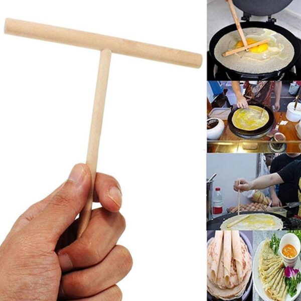 Kitchen Tools & Gadgets Crepe Maker Pancake Dough Wooden Spreader Stick Home Kitchen Tool Kit DIY- Brit Commerce - Image 7